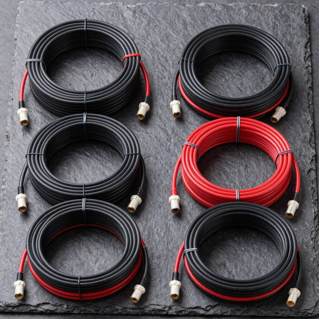 Boylink Heavy-Duty 10AWG Solar Cable Kit